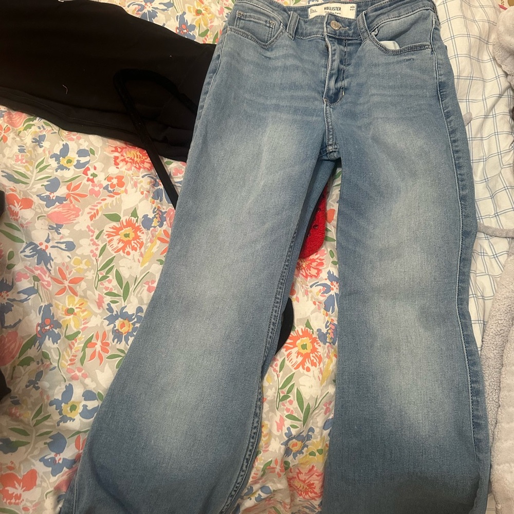 Holister flared blue jeans